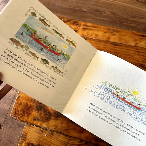 Vintage 1992 Three Days On A River In A Red Canoe Paperback Book - Picture 6 of 9